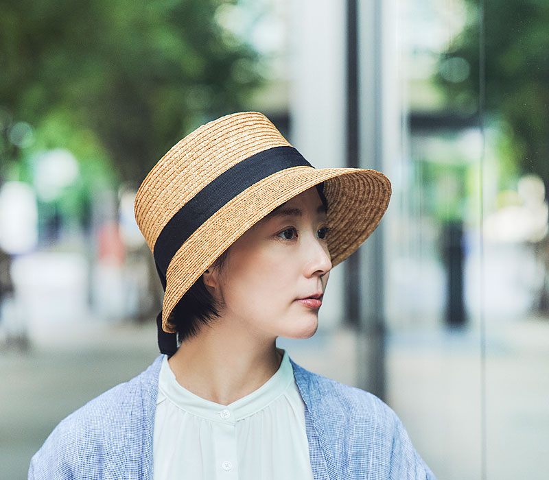 田中帽子店Alice（アリス）ポークパイ型 女優帽（57.5cm） 婦人用帽子 田中帽子店：公式