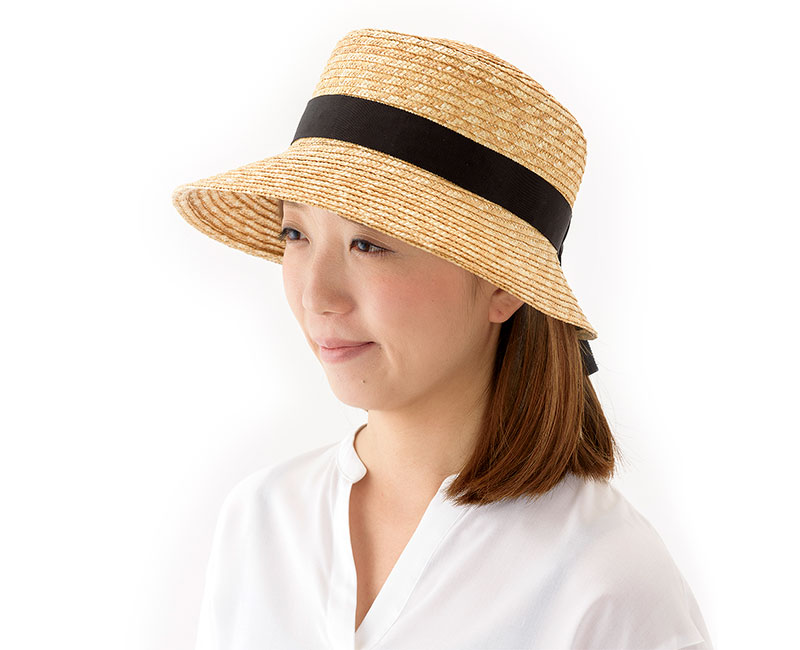 田中帽子店 uk-h068 Alice アリス ポークパイ型女優帽 （57.5cm）