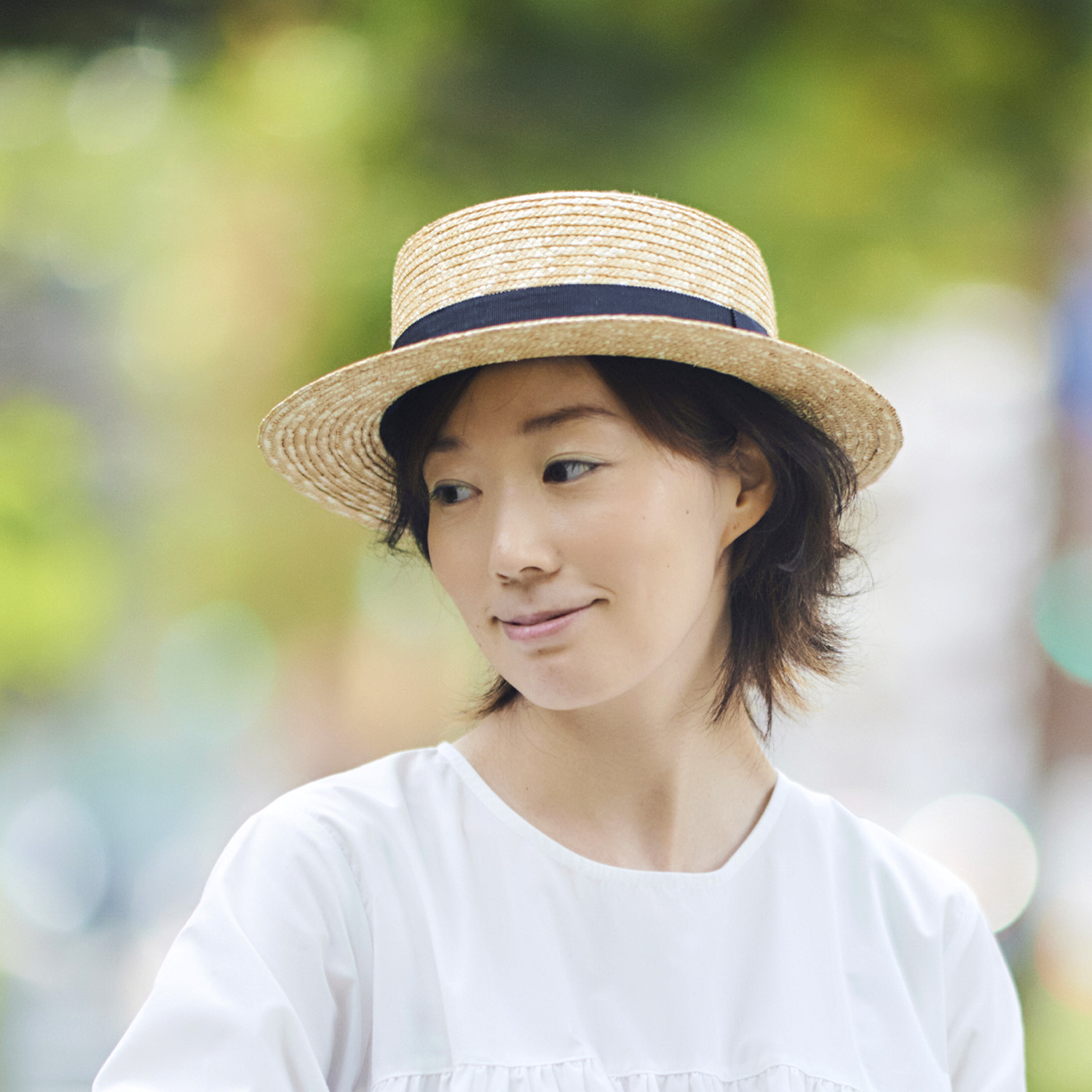 田中帽子店Marin/G（マラン・ジー）女性用カンカン帽子／9-10mm 婦人用