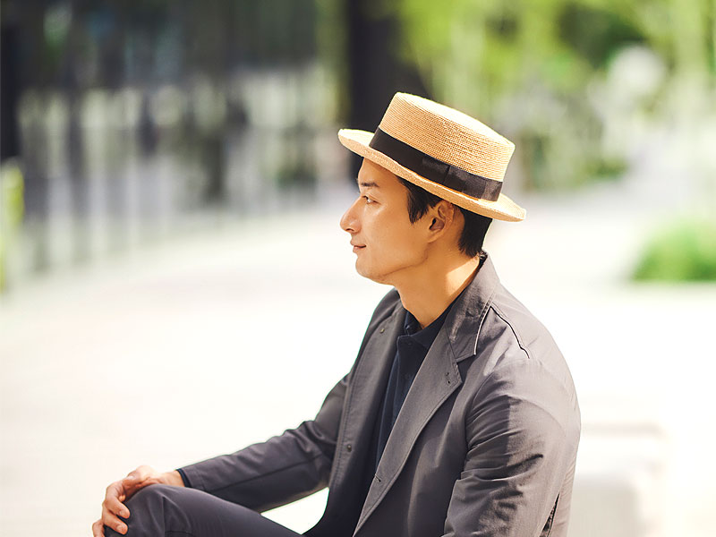 田中帽子店Brice （ブリス）ラフィア ポークパイハット 紳士用帽子