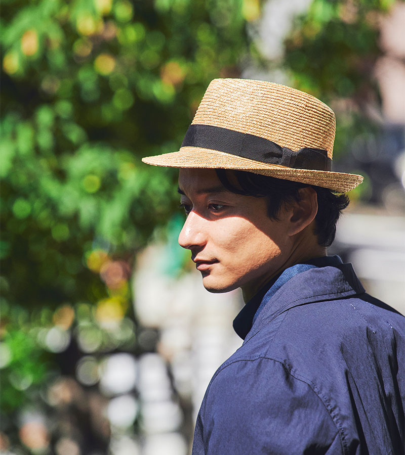 田中帽子店Faro（ファーロ）細麦中折れハット 紳士用帽子 田中帽子店：公式