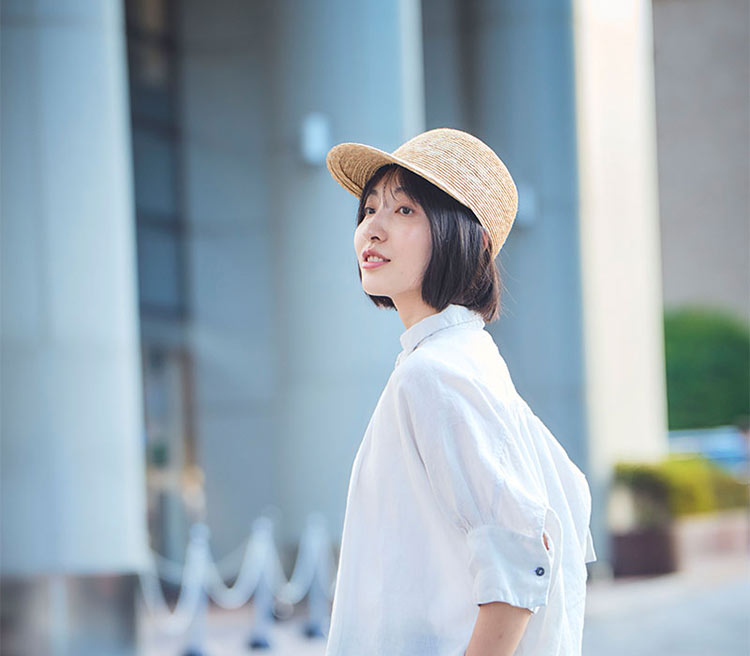 田中帽子店】つば短麦わら女優帽 | 藤巻百貨店