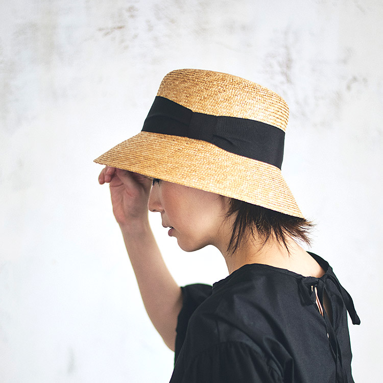 田中帽子店 Anika アニカ 麦わら 女優帽 婦人用帽子 田中帽子店 公式