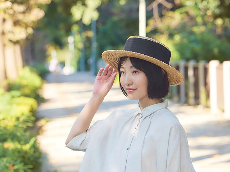 Amazon | (田中帽子店)鬼麦カンカン帽（紳士用） 57.5cm（M